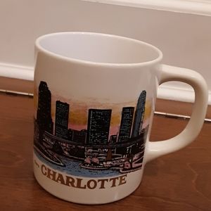 Vintage Charlotte, NC Souvenir Mug